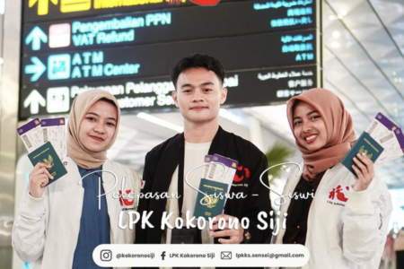 Selamat jalan dan selamat tinggal kami ucapkan kepada senpai senpai yang akan berangkat ke Jepang